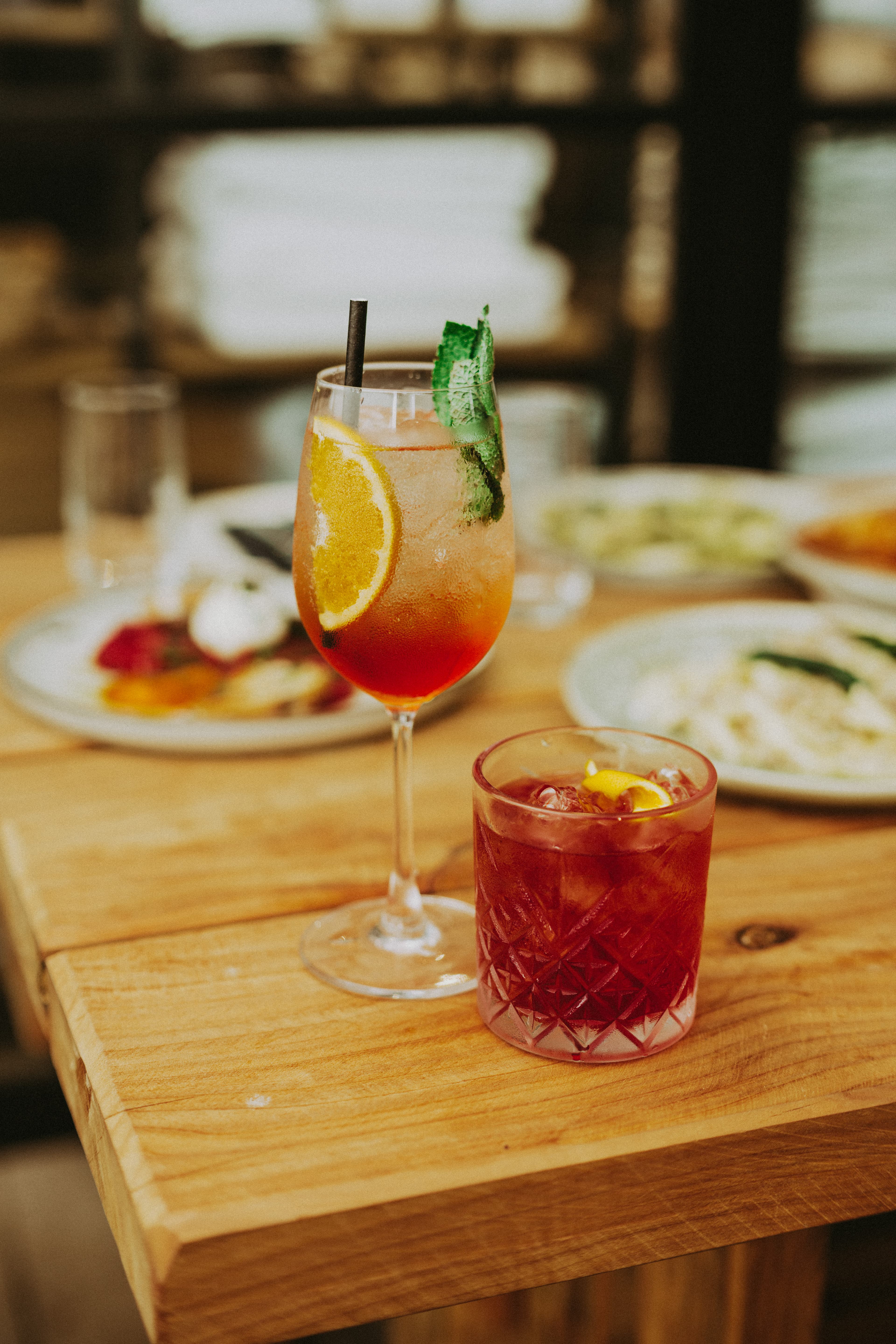 Craft cocktails at Lil Ragú