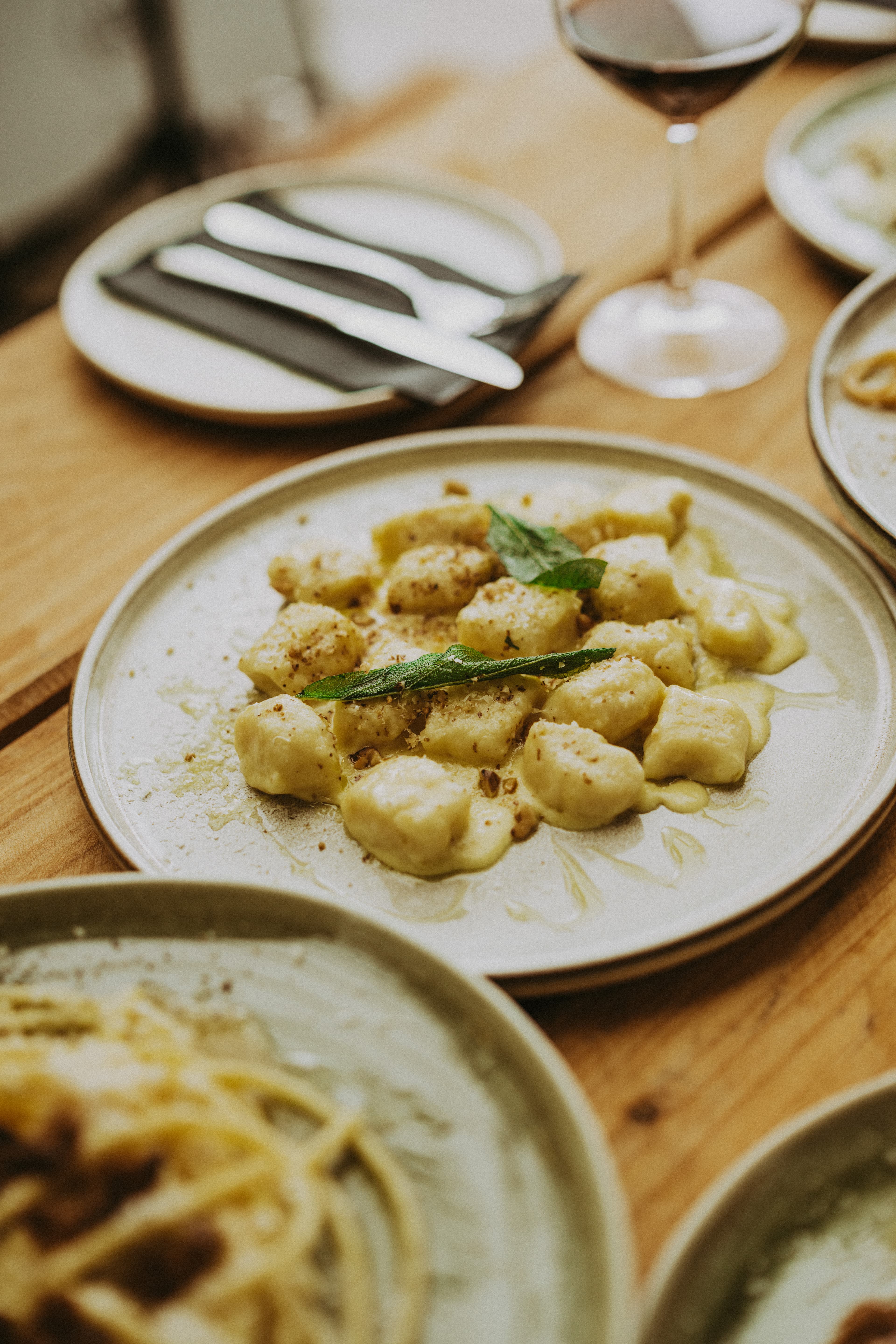 Outdoor dining experience